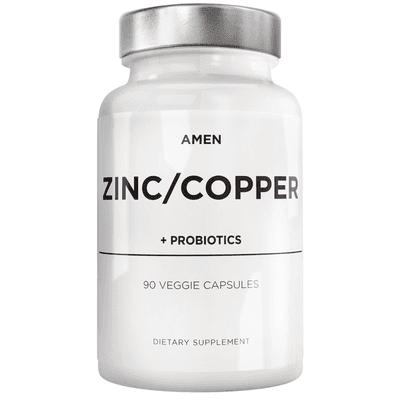 Zinc/ Copper + Probiotics (90 capsules)