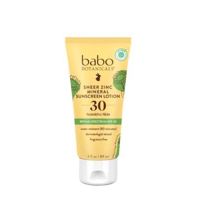 Sheer Zinc Mineral Sunscreen Unscented (3 Ounces)