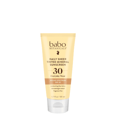 Daily Sheer Tinted Mineral Sunscreen Lotion SPF30 - Natural Glow (1.7 Ounces)