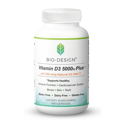 Vitamin D3 5000 Plus MK-7 (100 capsules)
