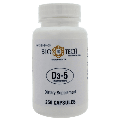 D3-5 5,000IU (250 capsules)