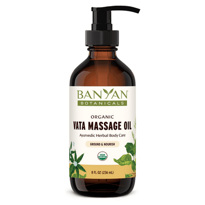 Vata Massage Oil, Organic (8 Ounces)