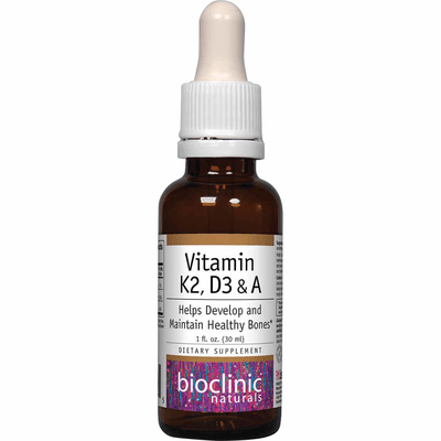 Vitamin K2, D3 & A (30 Milliliters)