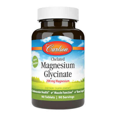 Chelated Magnesium Glycinate (90 tablets)