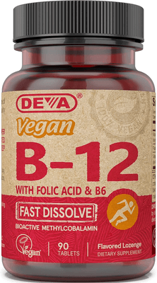 Vegan Vitamin B-12 (Fast Dissolve) - 1000mcg (90 tablets)