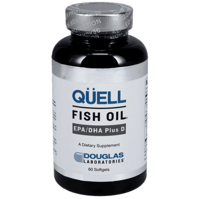 Quell Fish Oil EPA/DHA plus Vitamin D (60 Softgels)