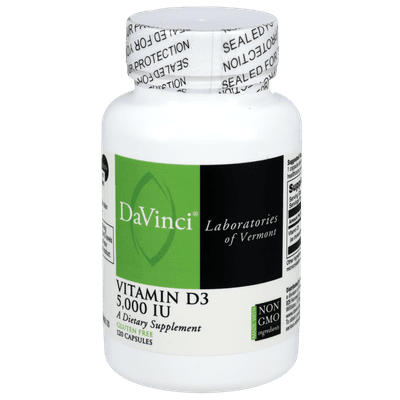 Vitamin D3 5000 i.u. (120 capsules)