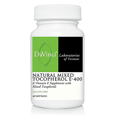 Natural Mixed Tocopherol E-400 (60 Softgels)