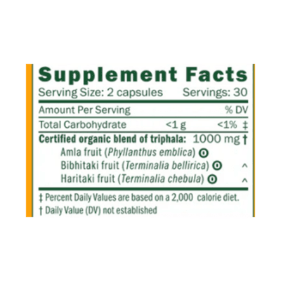 TRIPHALA CAPSULES (60 capsules)