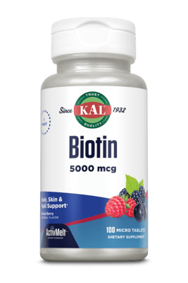 Biotin 5000 mcg Mixed Berry (100 tablets)