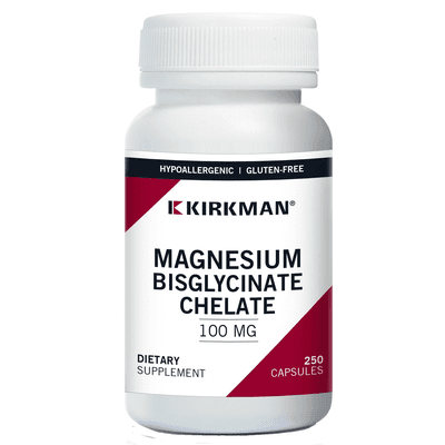 Magnesium Glycinate - Bio-Max Series - Hypoallergenic (250 capsules)