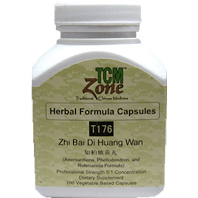Anemarrhena, Phellodendron and Remannia (T176) Capsules (100 capsules)