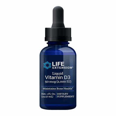 Liquid Vitamin D3 2000IU (29.57 Milliliters)