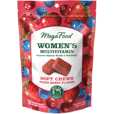 Women's One Daily Multivitamin Soft Chews - Mixed Berry Flavor (30 Chewables)