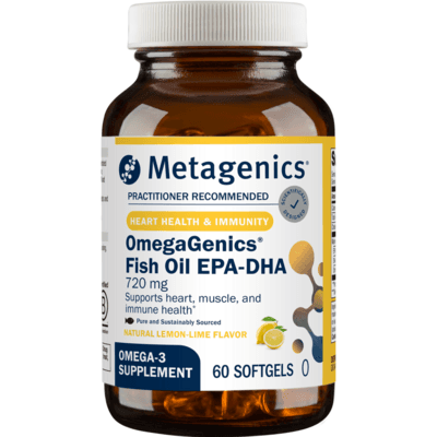 OmegaGenics® EPA-DHA 720 Fish Oil (60 Softgels)