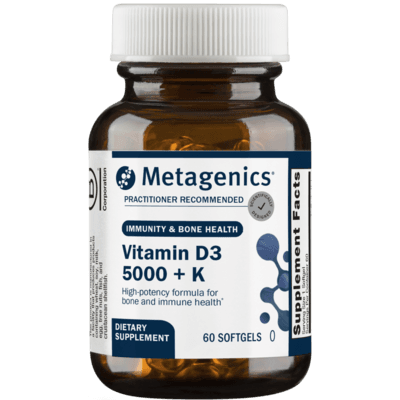 Vitamin D3 5000 + K (60 Softgels)