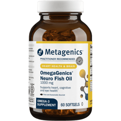 OmegaGenics Neuro 1000 Fish Oil (60 Softgels)