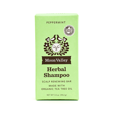 Herbal Shampoo Bar - Peppermint Tea Tree (4 Ounces)