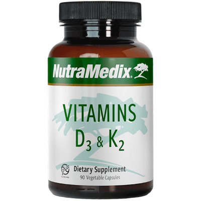 Vitamins D3 & K2 (90 capsules)