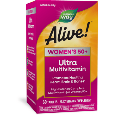 Alive! Once Daily Womens 50+ Multi (Ultra Potency) (60 tablets)