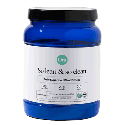 So Lean & So Clean, Plant Protein, Unsweetened (594 Grams)