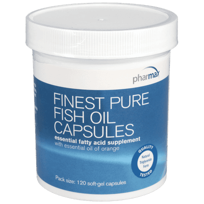 Finest Pure Fish Oil Capsules (120 Softgel Capsules)