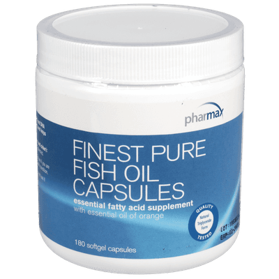 Finest Pure Fish Oil Capsules (180 capsules)