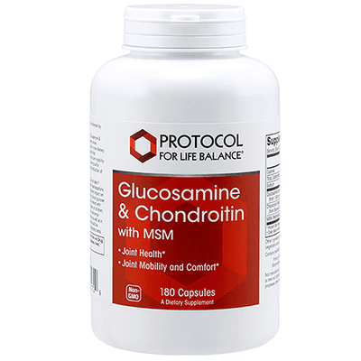 Glucosamine and Chondroitin + MSM (180 capsules)