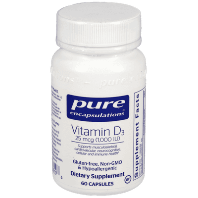 Vitamin D3  25mcg (1,000IU) (60 capsules)