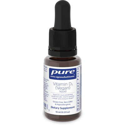 Vitamin D3 (Vegan) Liquid (10 Milliliters)