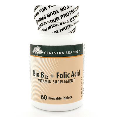 Bio B12 + Folic Acid Chewable (60 Chewables)