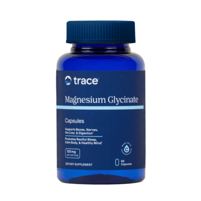 Magnesium Glycinate Capsules - 120mg/serving (90 capsules)