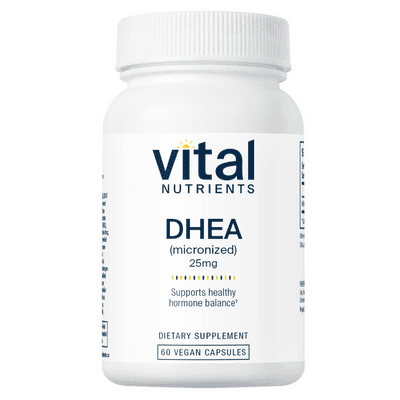 DHEA (micronized) 25mg (60 capsules)