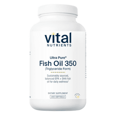 Ultra Pure® Fish Oil 350 Triglyceride Form (200 Softgels)