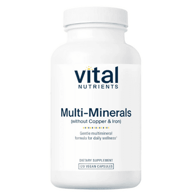 Multi-Minerals Citrate/Malate Formula (No Copper or Iron) (120 capsules)