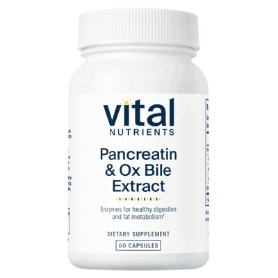 Pancreatin and Ox Bile (60 capsules)