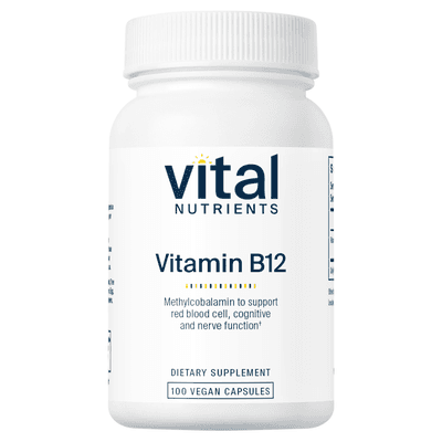 Vitamin B12 (as methylcobalamin) 1000mcg (100 capsules)