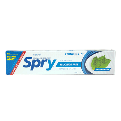 Peppermint Xylitol Toothpaste, Fluoride-Free (5 Ounces)