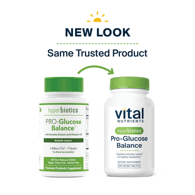 Hyperbiotics PRO-Glucose (Sugar) Balance Probiotic (60 tablets)
